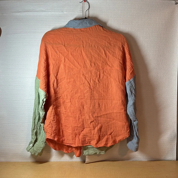 COLORBLOCK Women's Long Sleeve Button Down Casual Shirt Size M - Picture 3 of 4